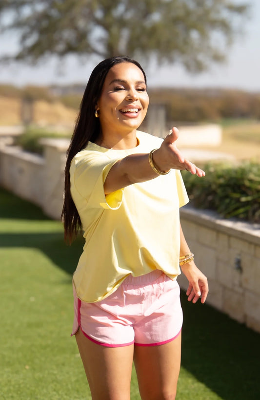 Go Getter Light Pink Shorts