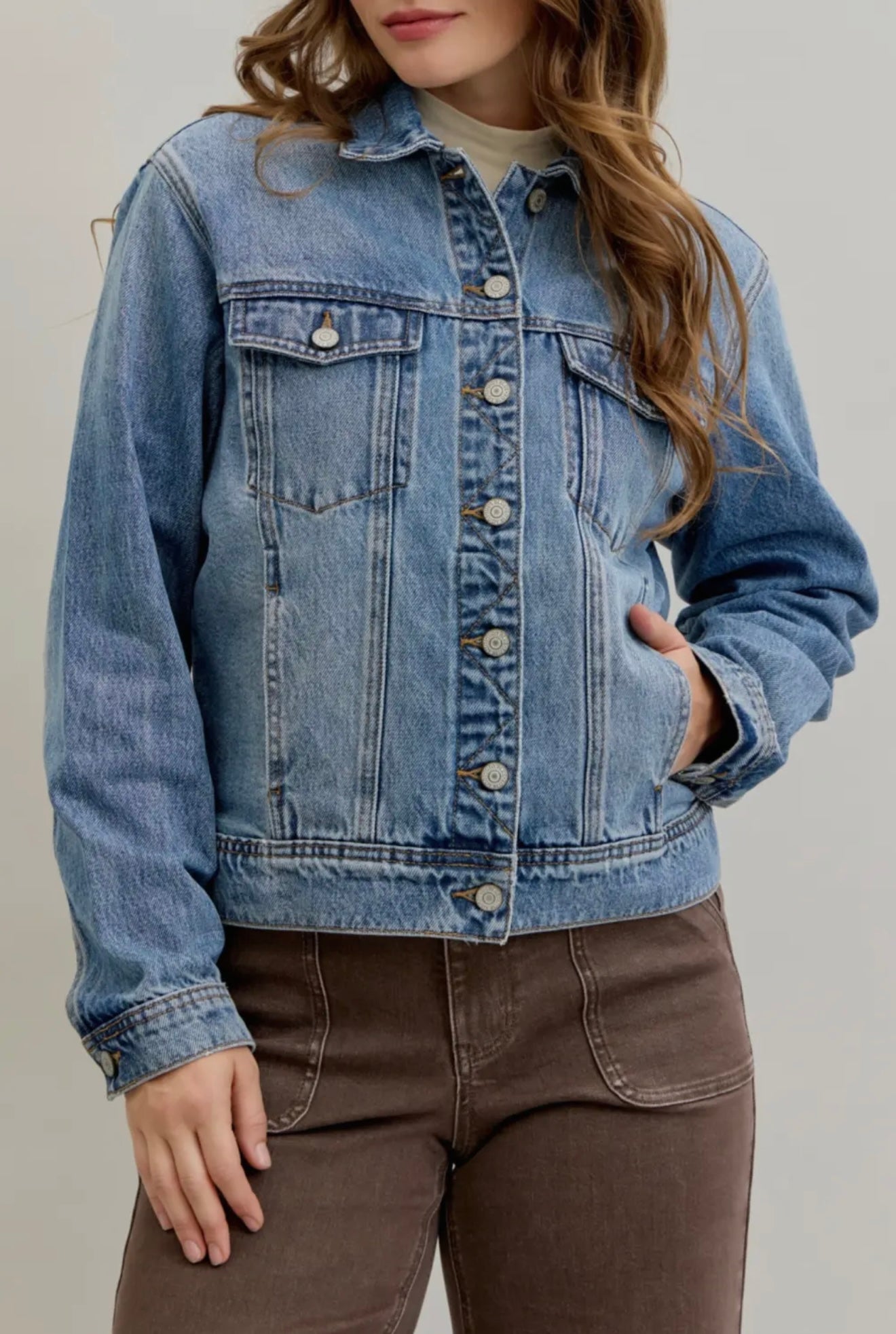 Judy Blue Bf Jacket Rigid Magic