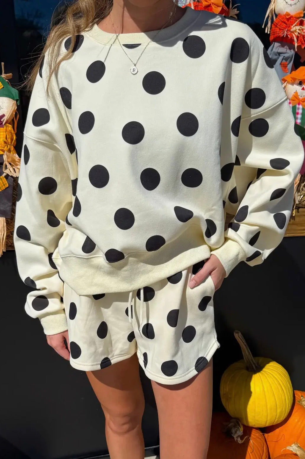 Classic Chic Polka Dot Lounge Set