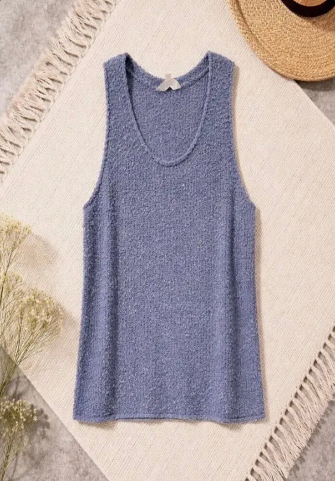 Blue Breeze Woven Tank