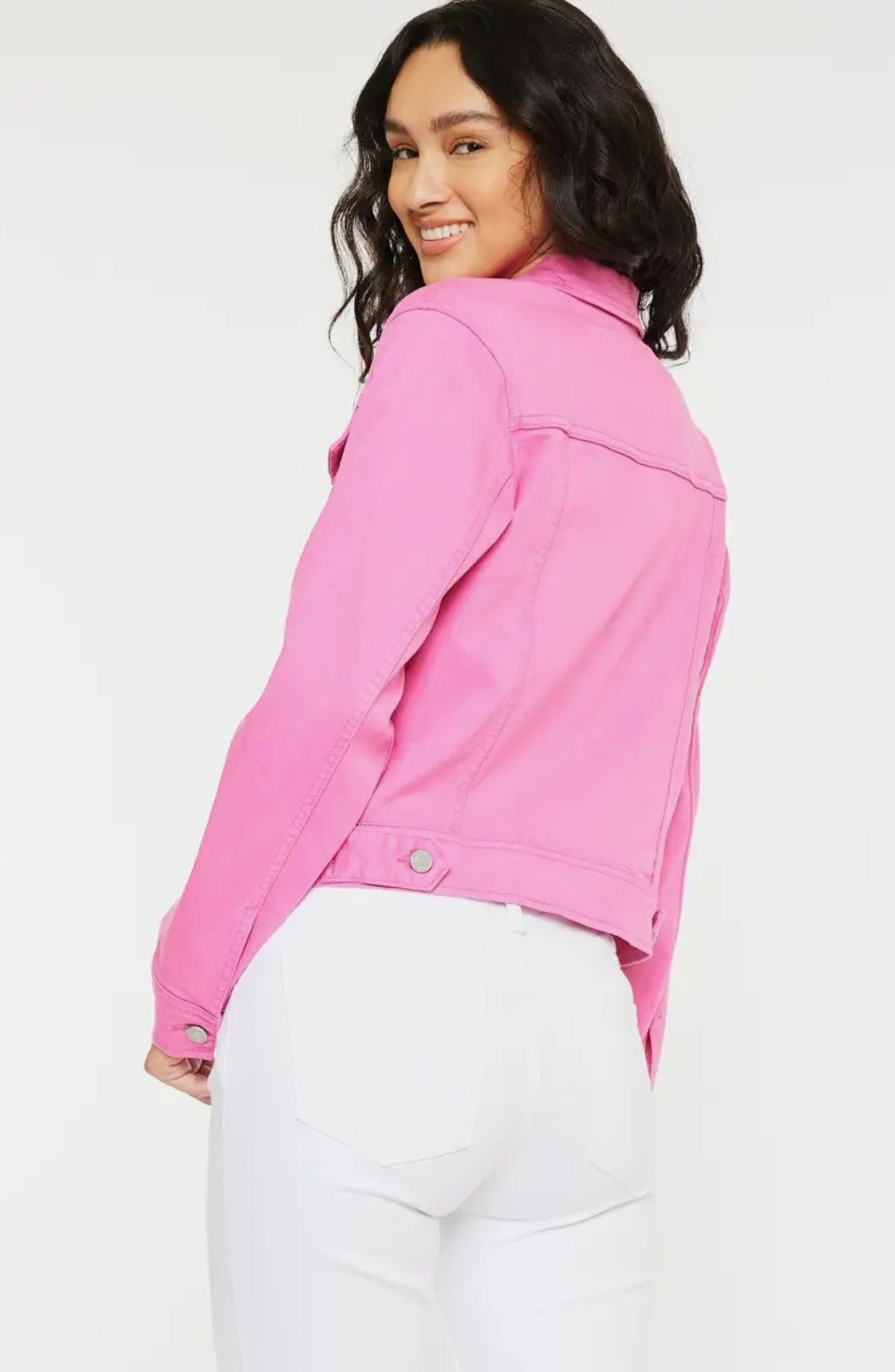 Hot Pink KanCan Jean Jacket