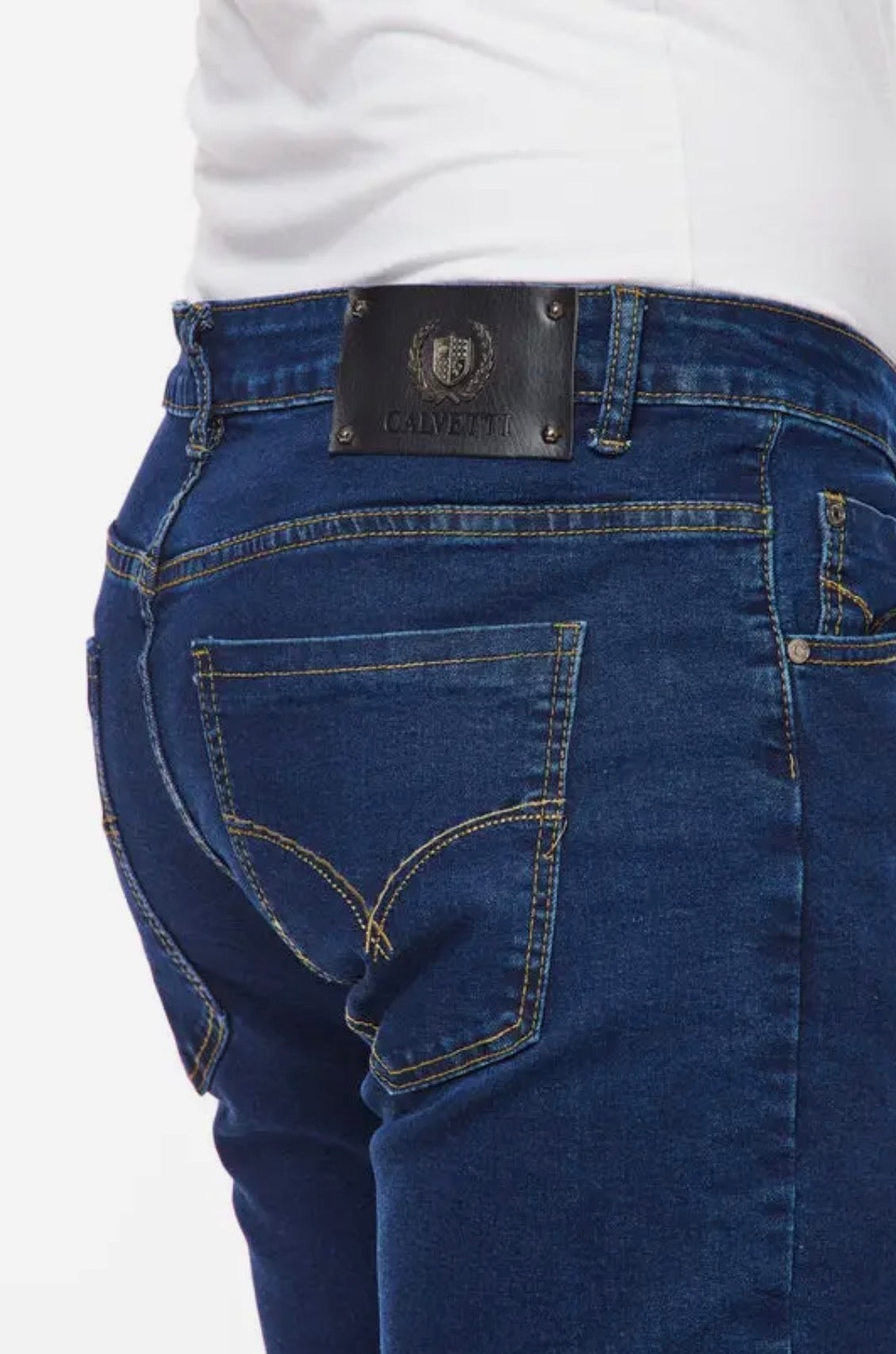 Calvetti Dark Wash Skinny Jeans