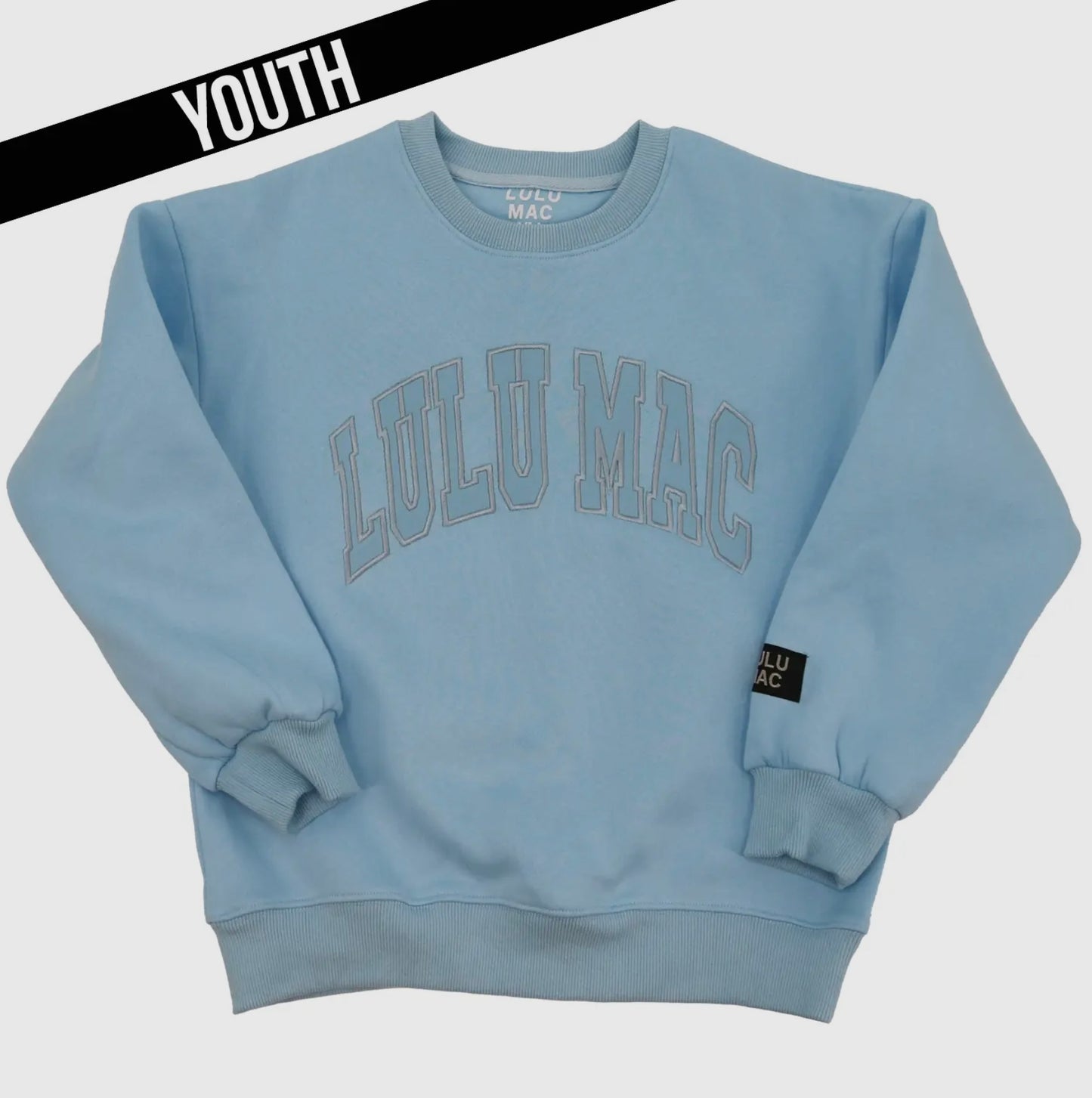 Youth Lulu Mac Blue on Blue Sweatshirt