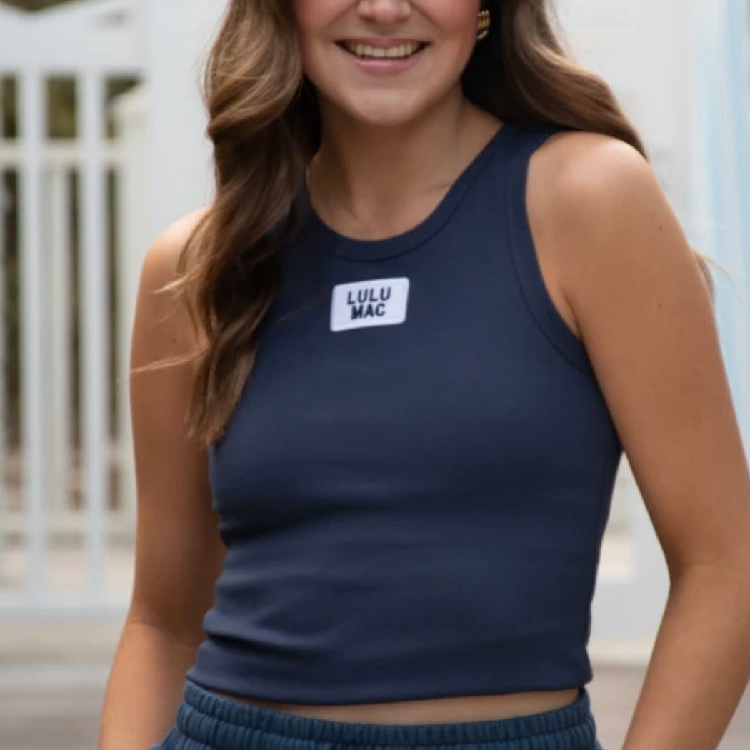Lulu Mac Tank Navy Blue