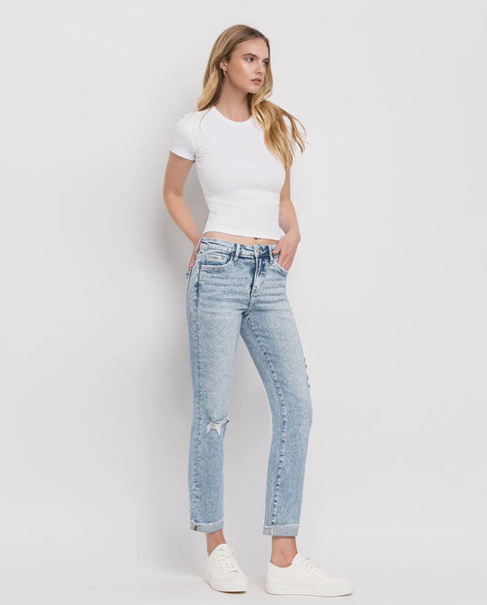 Tummy Control High Rise Lovervet by Vervet Jeans