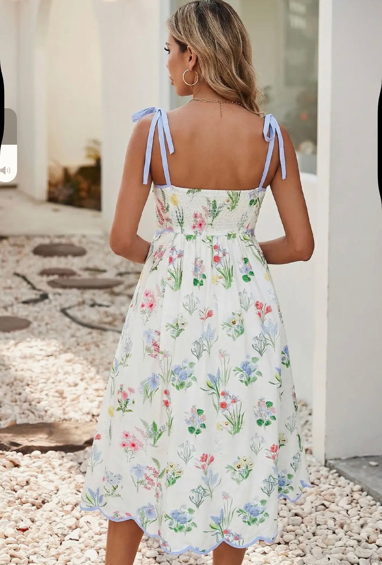 Bluebell Blossom Midi Dress