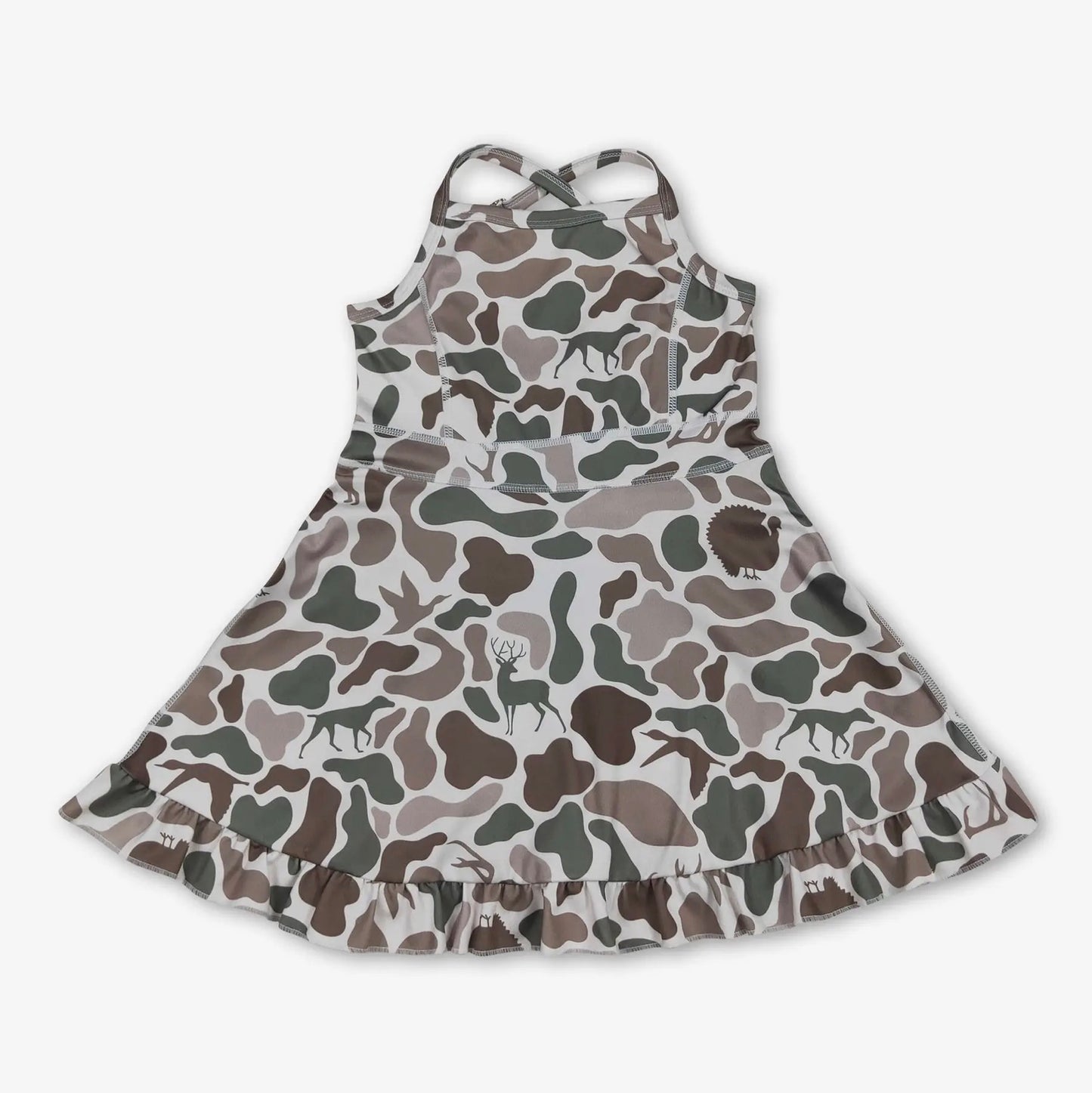 🦆 Camo Cutie Active Dress