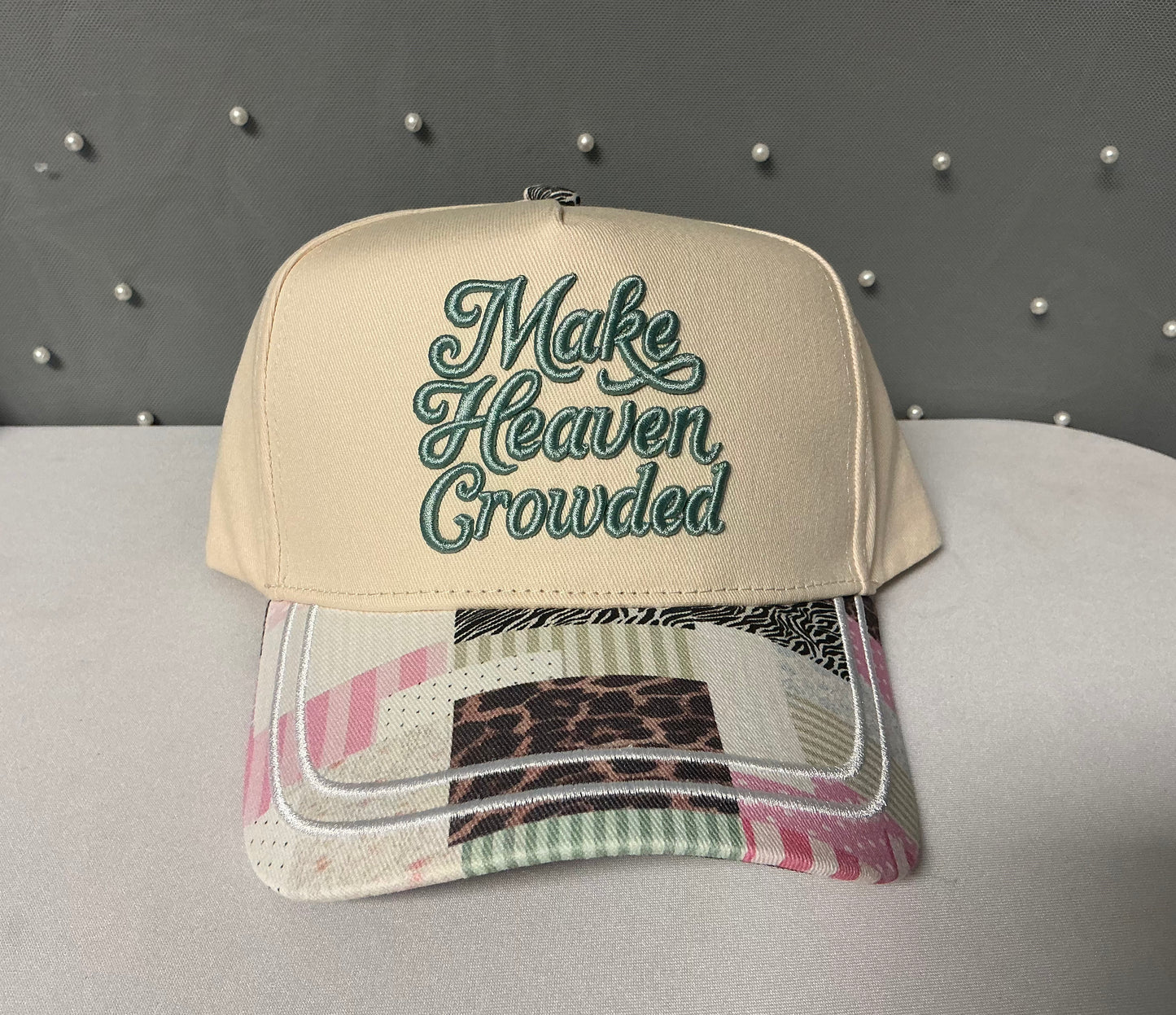 Make Heaven Crowded Patchwork Hat