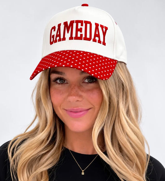 Lulu Mac Gameday Polka Dot Hat