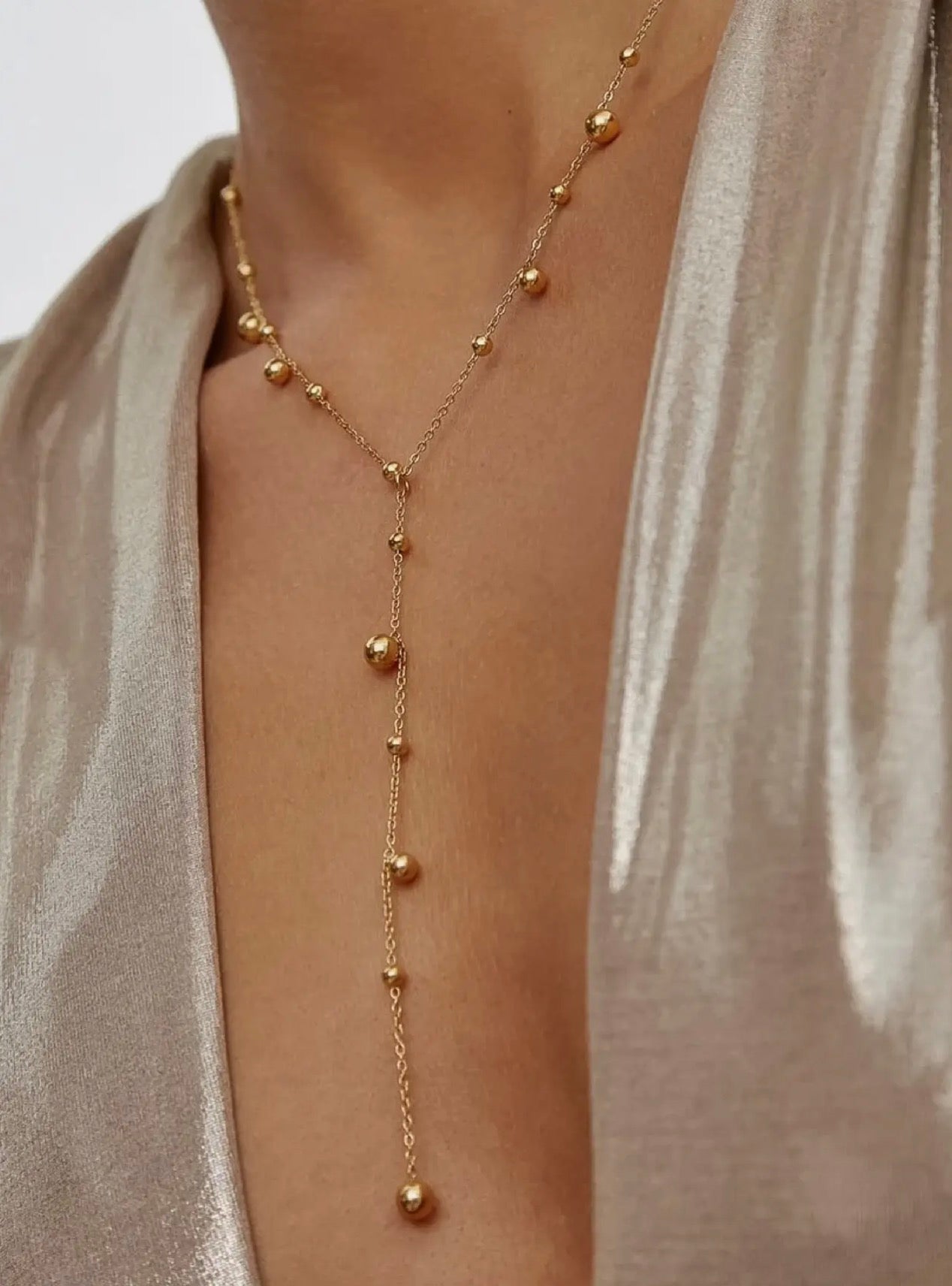 Brisse 18K Gold Long Necklace