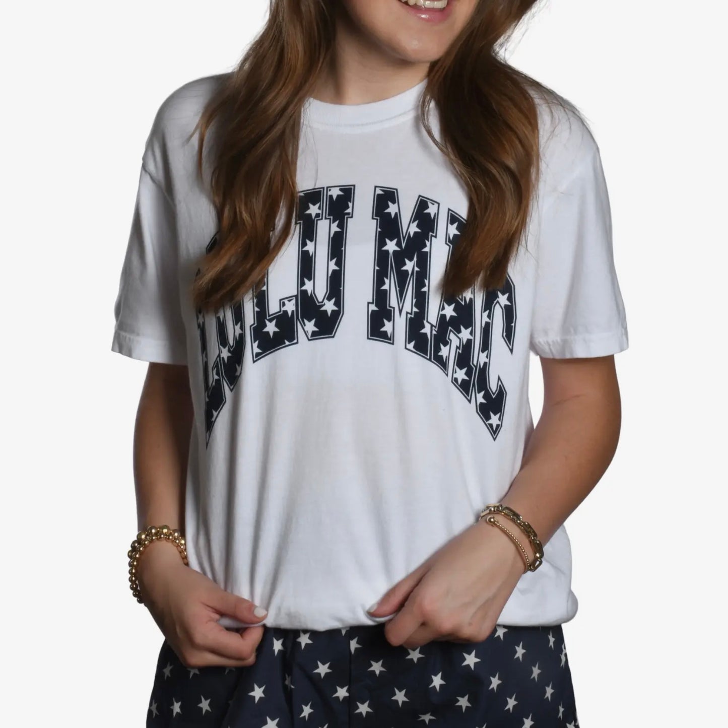 Lulu Mac Blue Star Comfort Color Tee