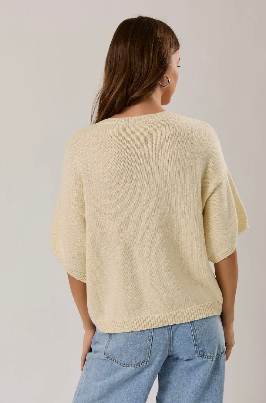 Sunny Seas Anchor Sweater Top