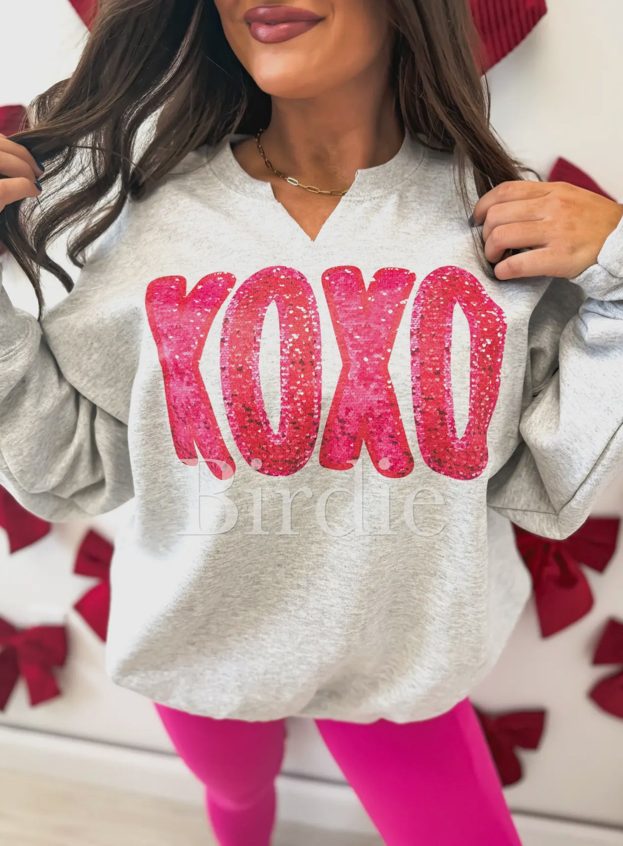 XOXO Graphic Crewneck