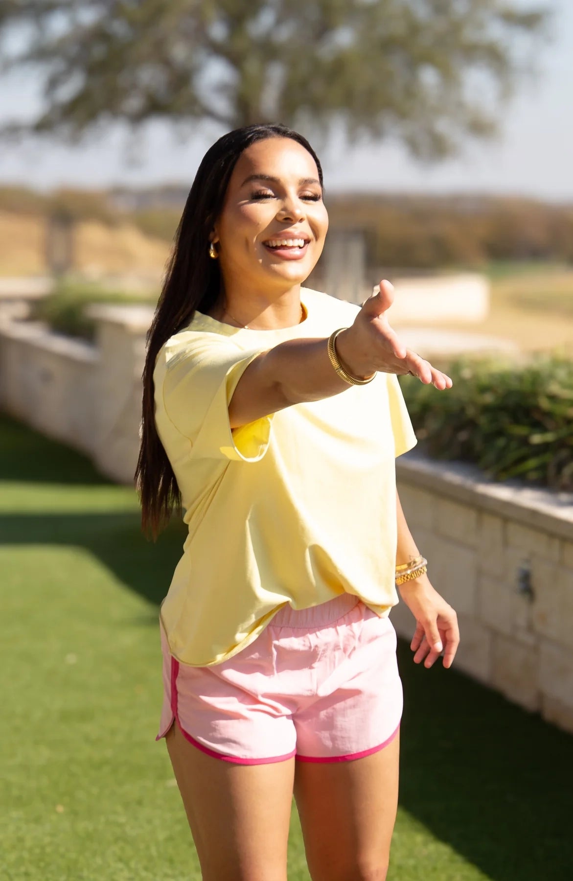 Go Getter Light Pink Shorts
