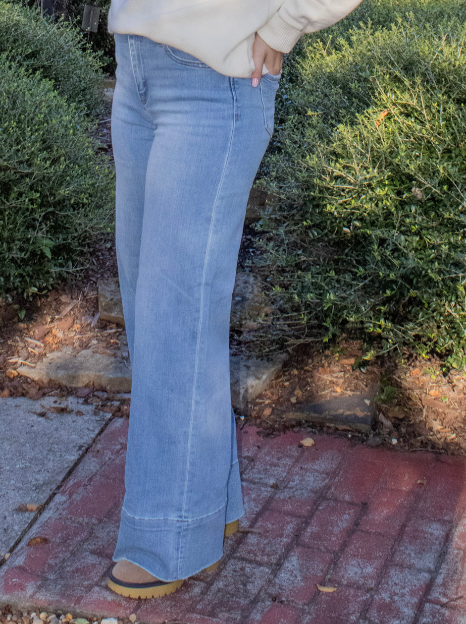 Vervet High Rise Wide Leg Jeans image 0