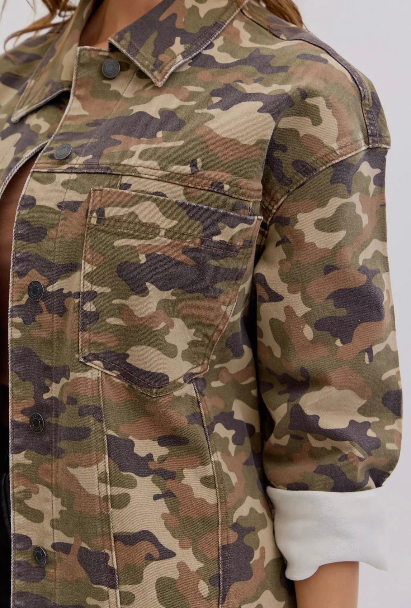 Camo Oversized Jacket