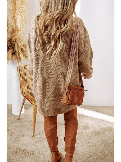 Cable Knit Sweater Dress image 1