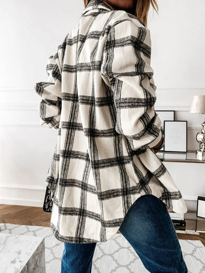 Oversized Plaid Shacket image 2