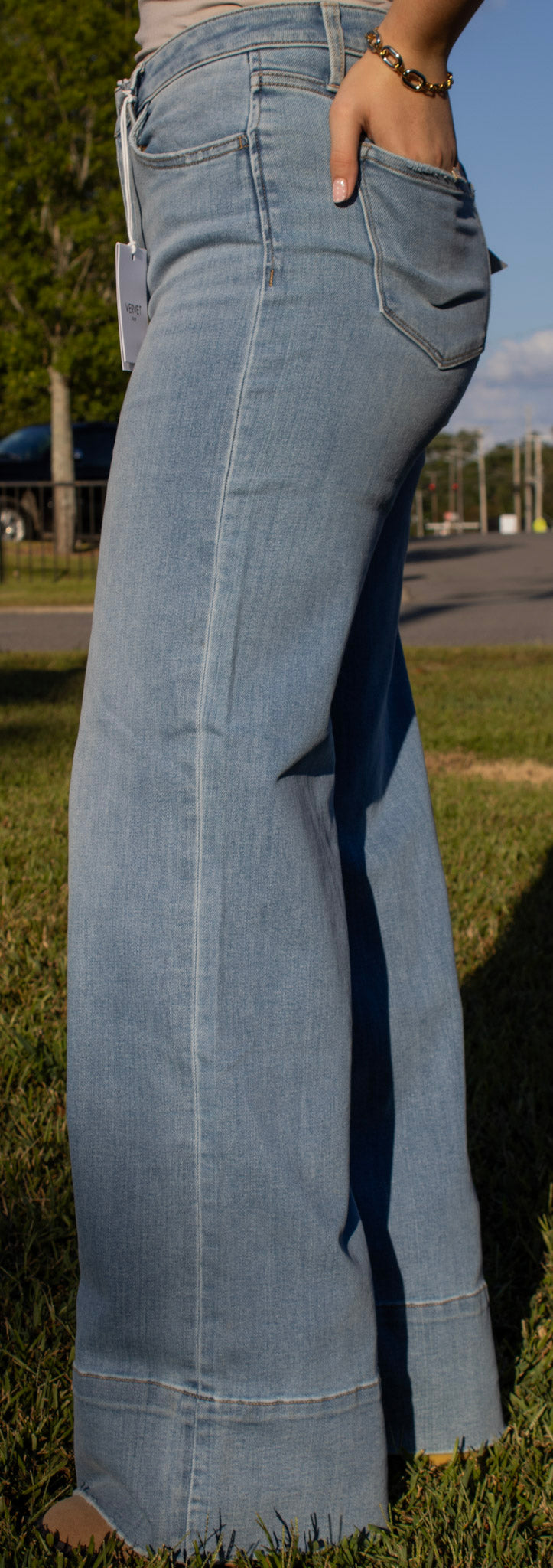 Vervet High Rise Wide Leg Jeans image 1