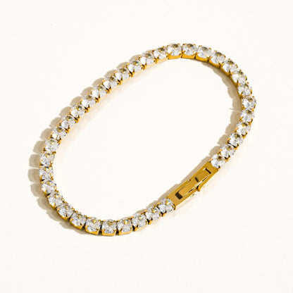 Non-tarnish Rhinestone Bracelet image 0