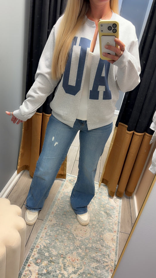 AU Split Game Day Sweater