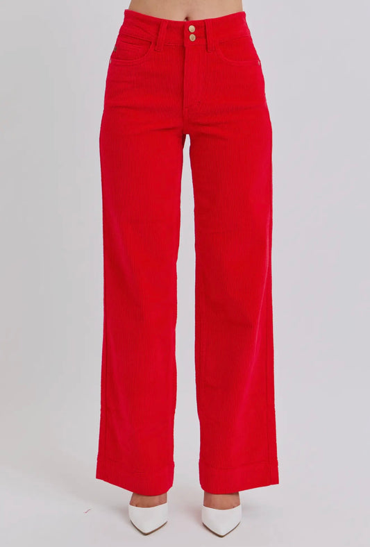 Judy Blue High Waisted Corduroy Trouser