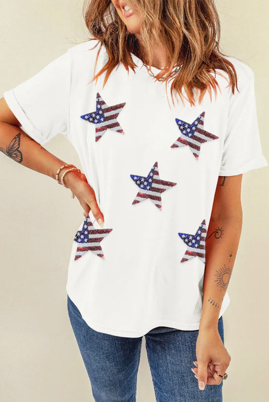 Star-Spangled Sparkle Tee🇺🇸⭐️