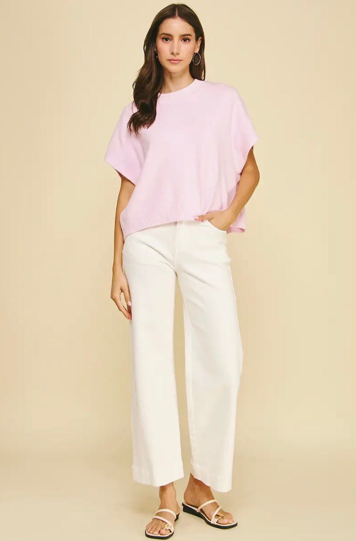 PINCH Pale Pink Box Sweater