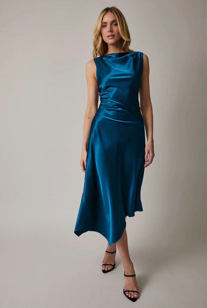 Sunday Edition Satin Bliss Midi Dress