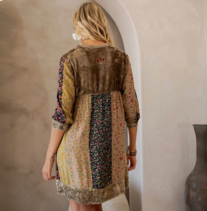 Chic Bohemian Babydoll Dress