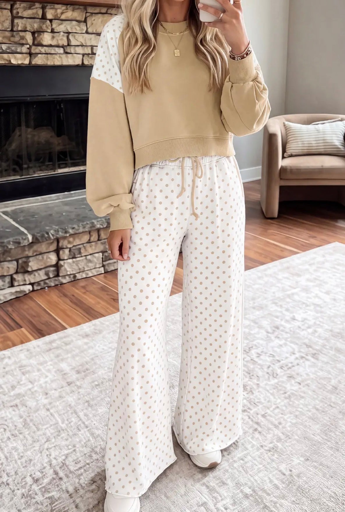 Paisley Polka Dot Loungewear