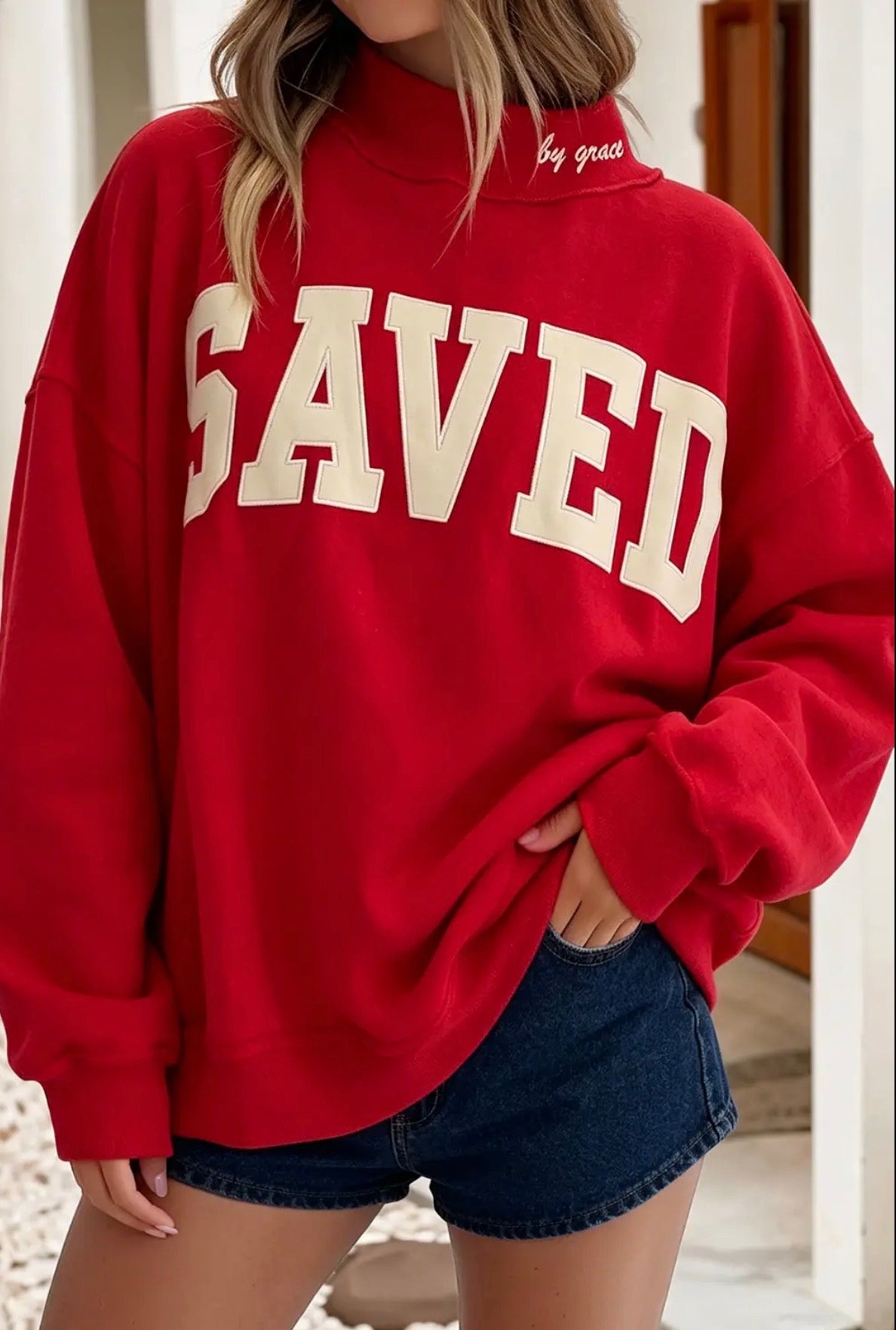 Saved By Grace Sweater