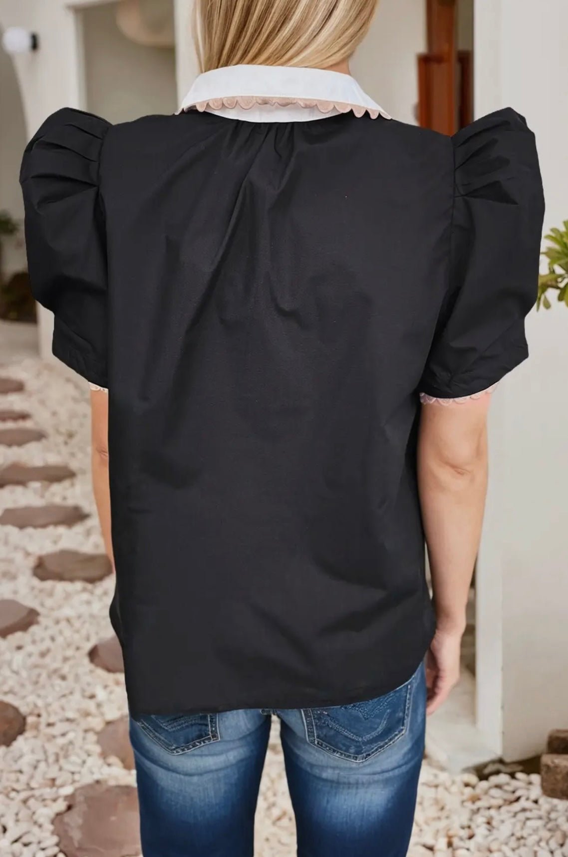 Graceful Moments Puff Sleeve Top