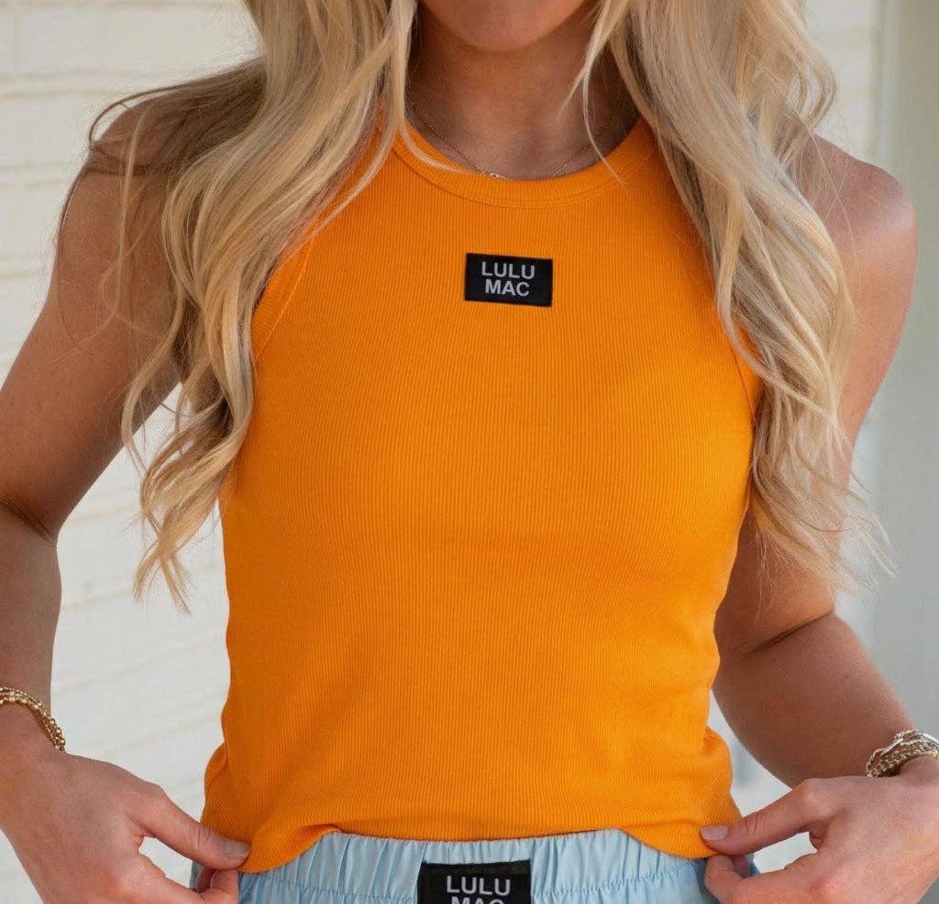 Lulu Mac Orange Tank