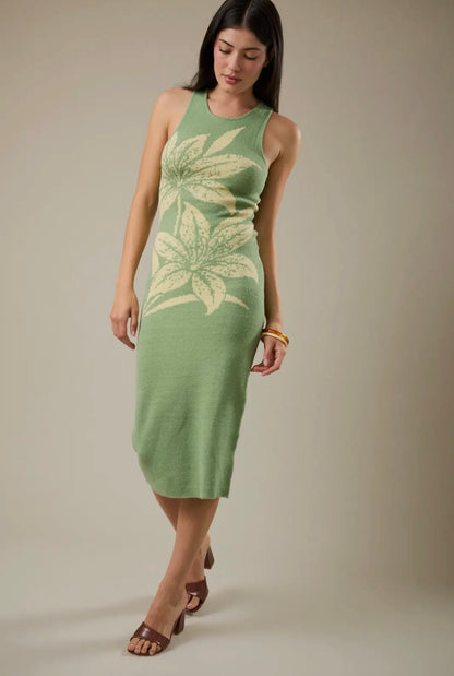 Island Bloom Knit Dress