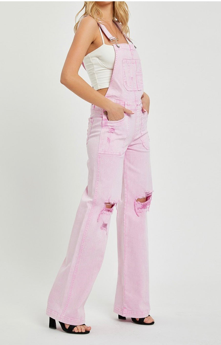 Risen Acid Pink Overalls 💖