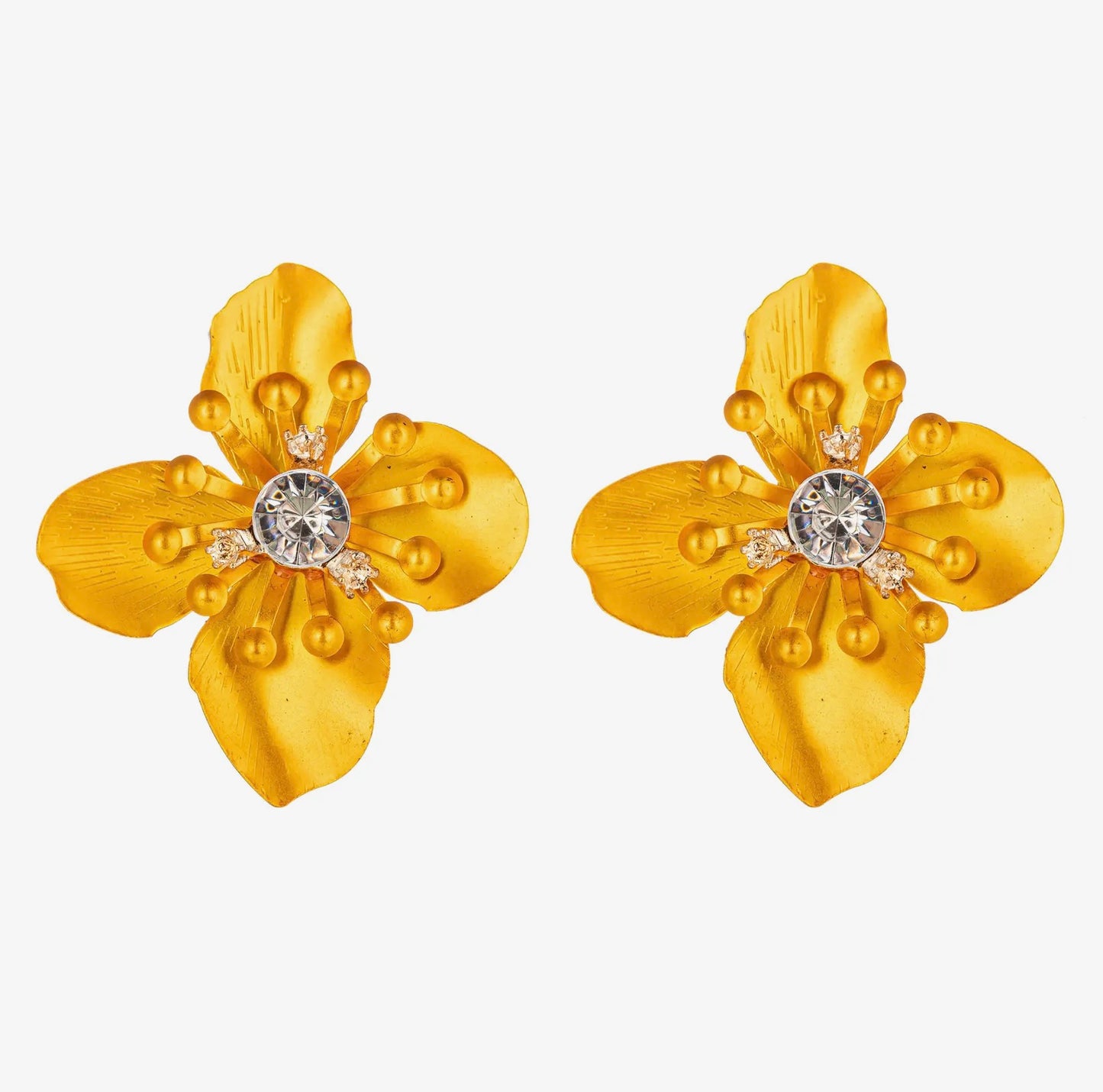 Golden Jasmin Bloom Earrings