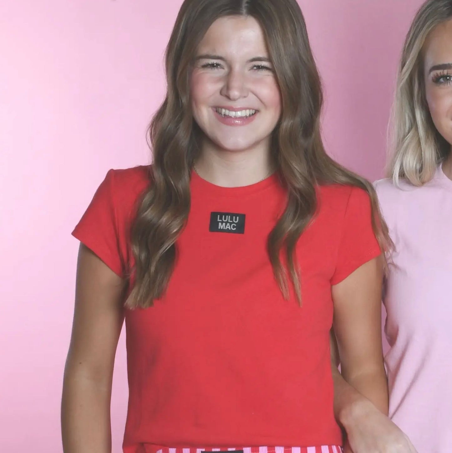 Lulu Mac Red Babydoll Tee