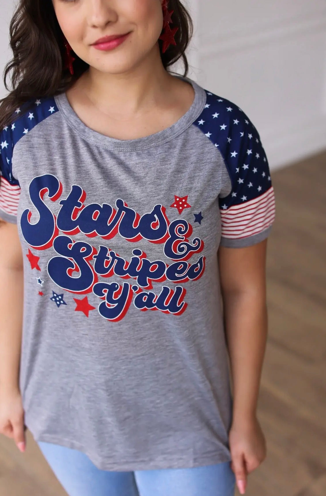 Stars and Stripes Yall Tee