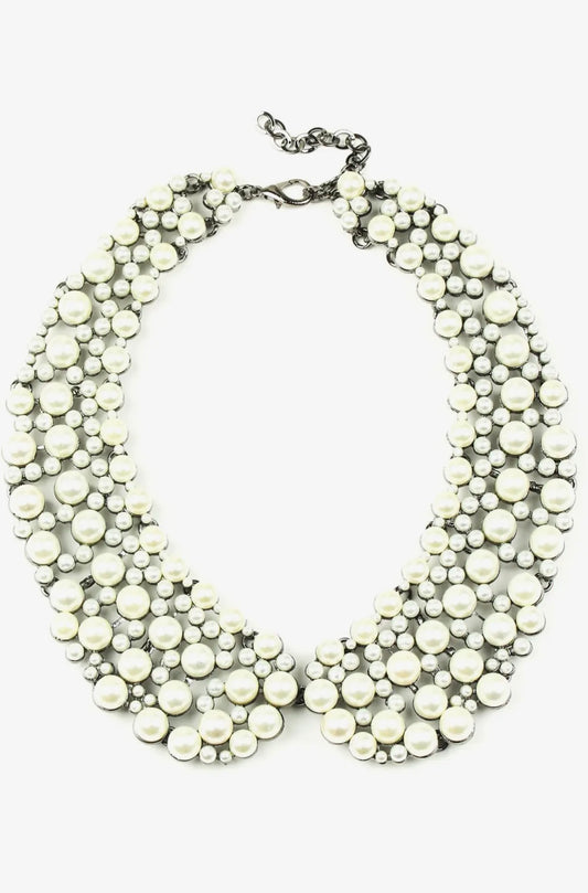 Diana Pearl Collar Necklace