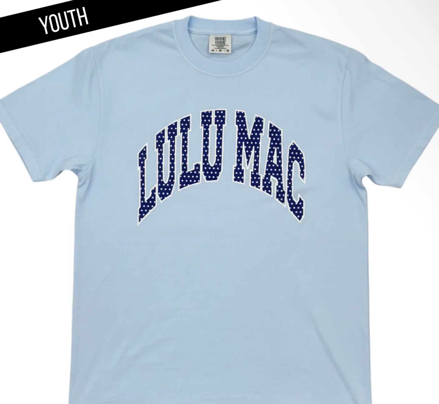 Youth Lulu Mac Chambray Polka Dot CC Tee