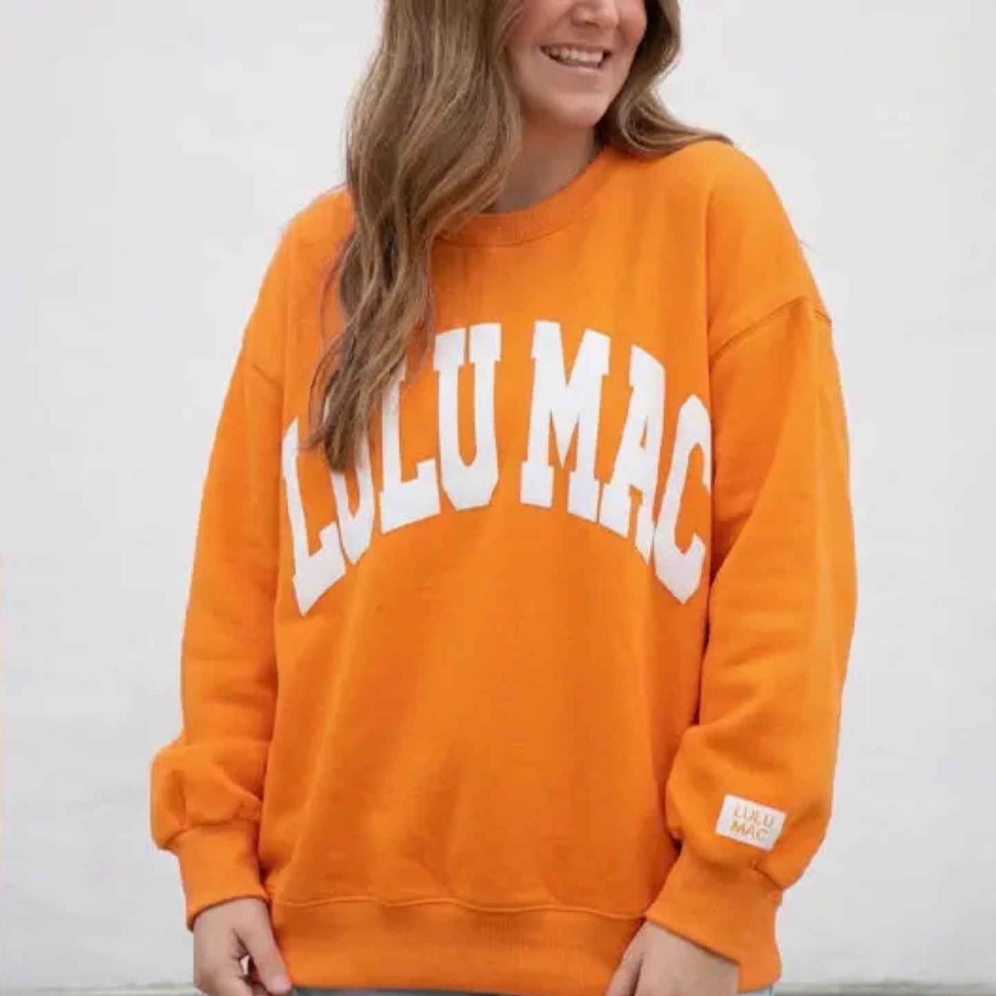 Lulu Mac Tennessee Orange/White Puff