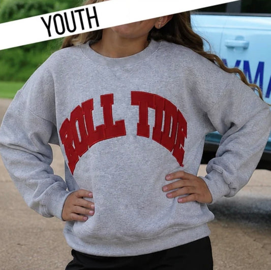 Youth Lulu Mac ROLL TIDE Sweatshirt