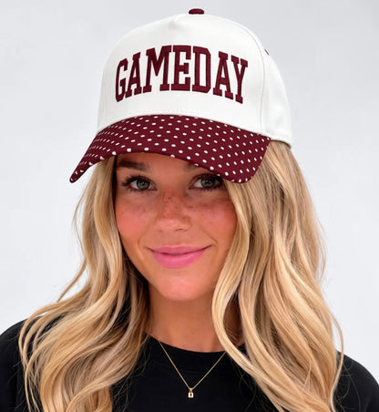 Lulu Mac Gameday Polka Dot Hat