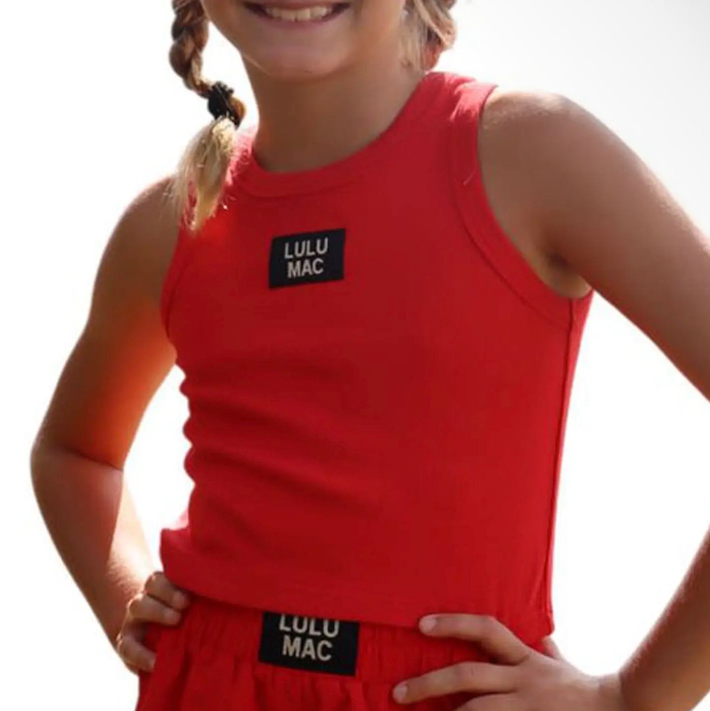 Youth Lulu Mac Tank Red