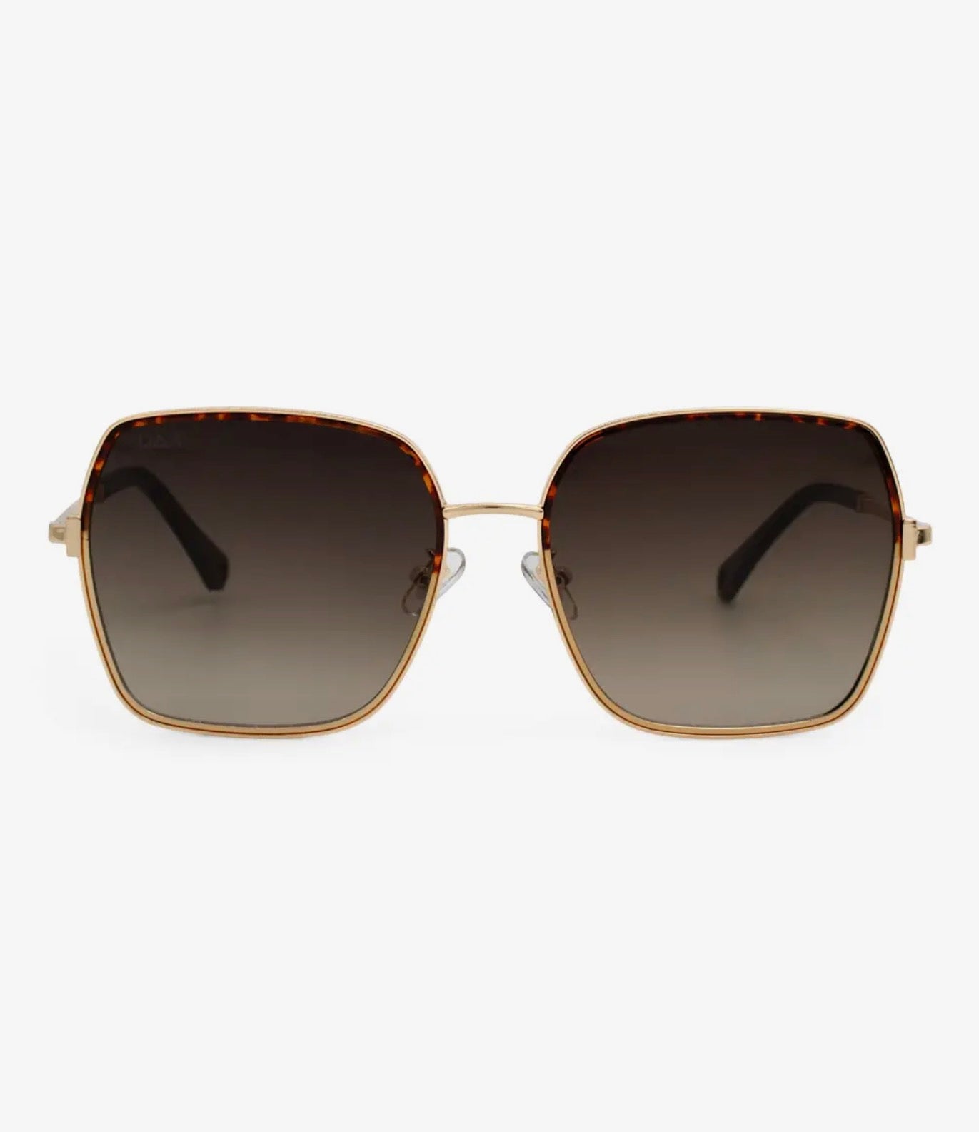 Aspen-Women’s Brown Oversized Sunglasses