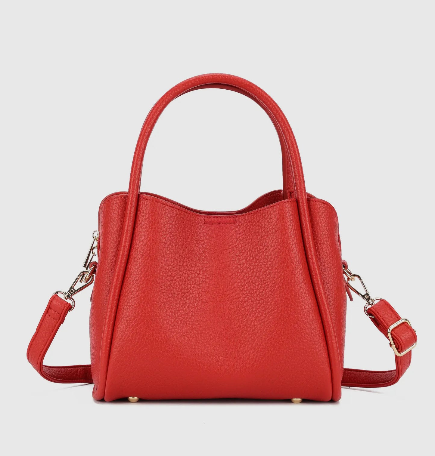 Clara 3 Compartment Purse/CrossBody Red