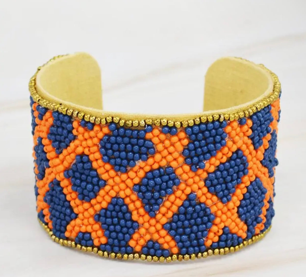 Game Day Beaded Cuff