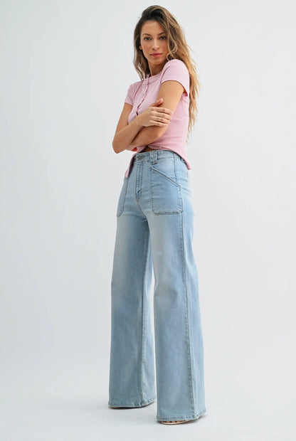 ✨ Arch Appeal Wide Leg Flare Jeans JBD