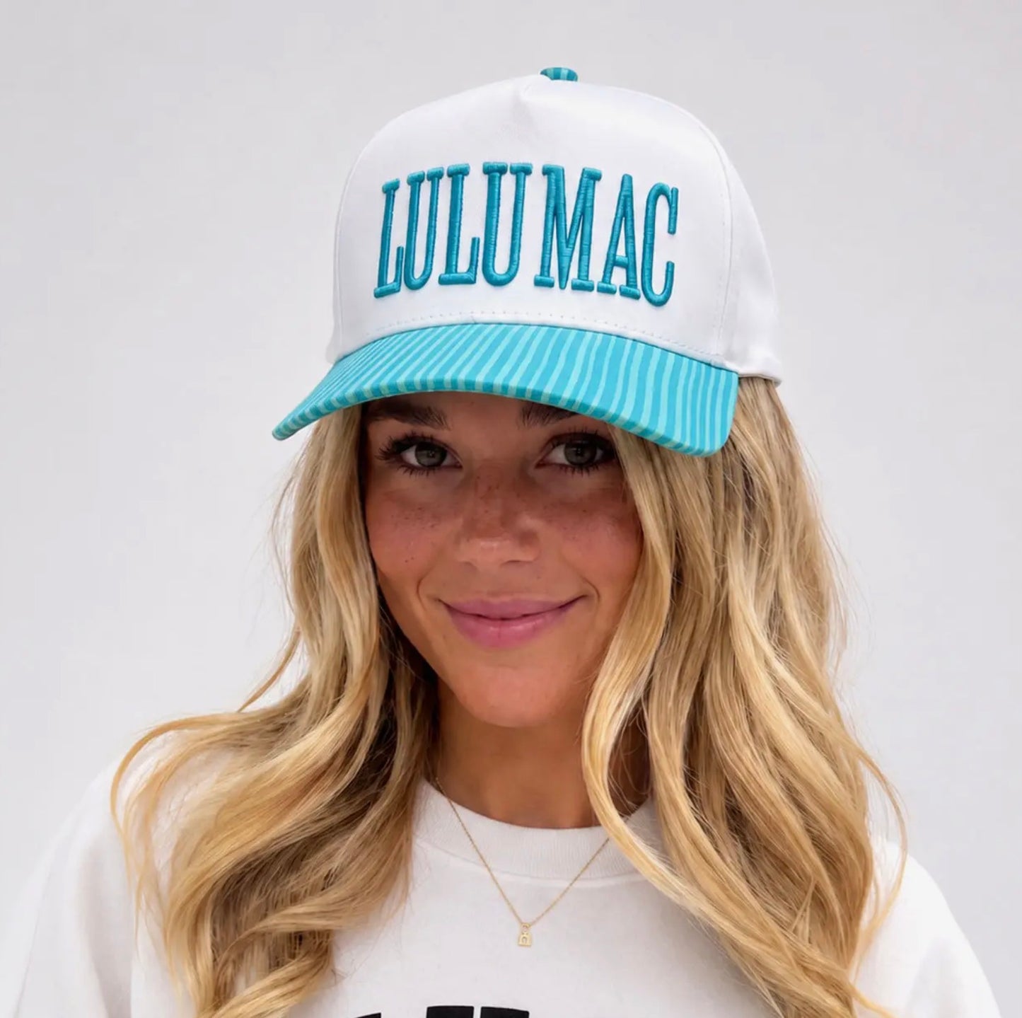 Lulu Mac Blue Stripe hat